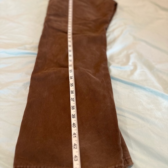 Bundle 2 Pair Dickie Work Pants. Dark chocolate brown 38x34. Duck brown 38x32. - Picture 4 of 14